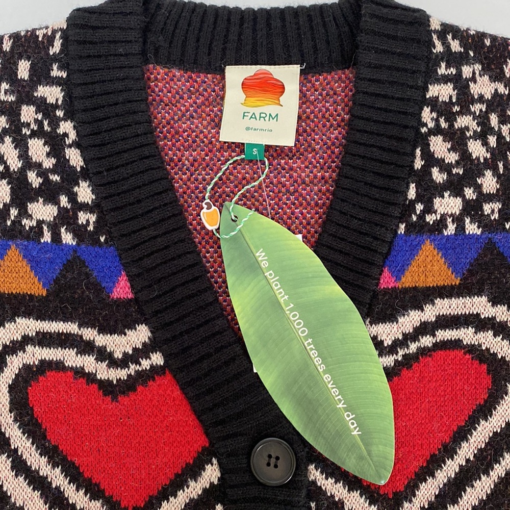FARM Rio Multicolor Patterned Cardigan - Picture 8 of 16